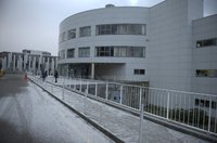 Nevando no campus de Vigo