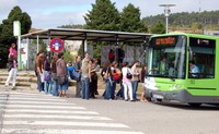 Chegada de alumnos